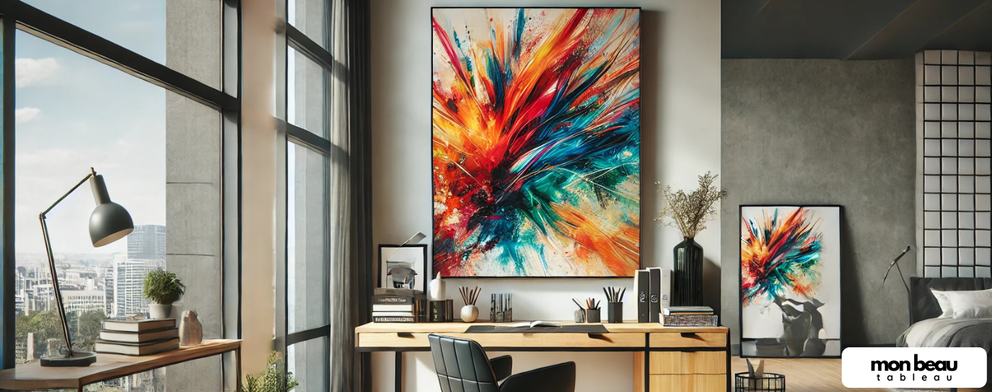 Comment bien associer les couleurs d'un tableau à votre décoration