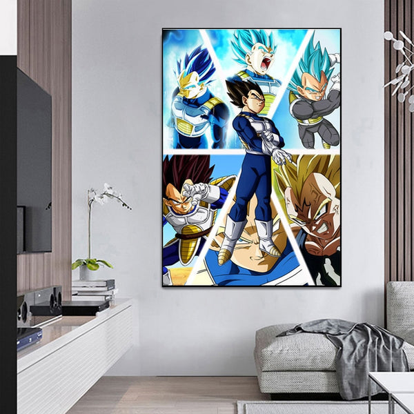 Tableau Vegeta Dragon Ball Z