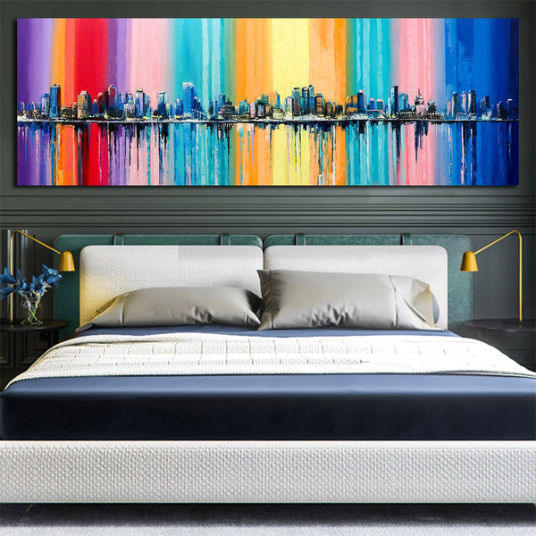 Tableau Buildings Colorés