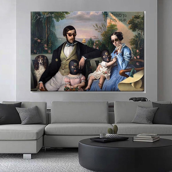 Tableau Famille Bourgeoise