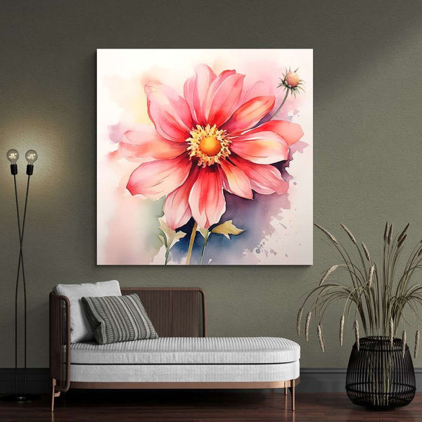Tableau Fleur Aquarelle
