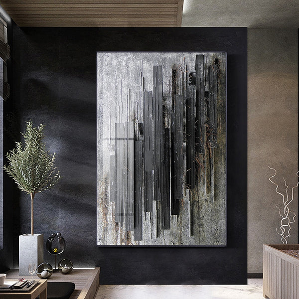 Tableau Noir et Gris