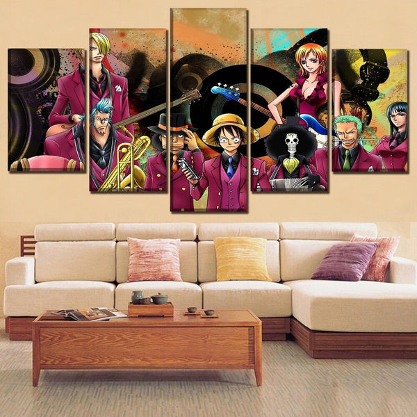 Tableau One Piece Groupe de Rock