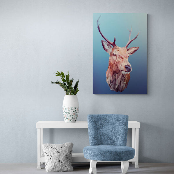 Tableau Portrait Cerf