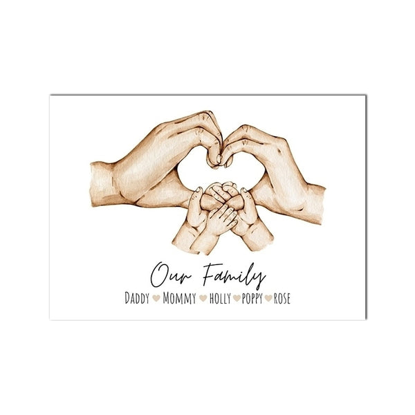 Tableau Prénoms Personnalisables Famille
