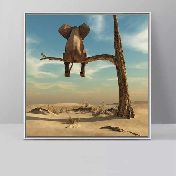 Tableau Rigolo Éléphant