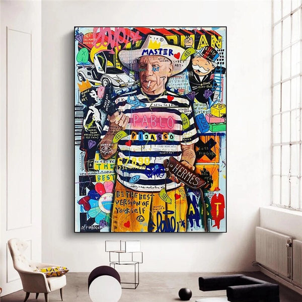 Tableau Street Art Papi Gangster