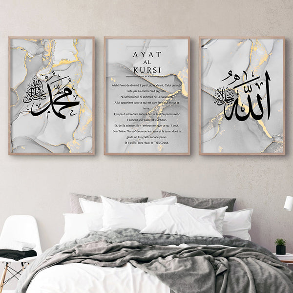 Triptyque Tableau Islam