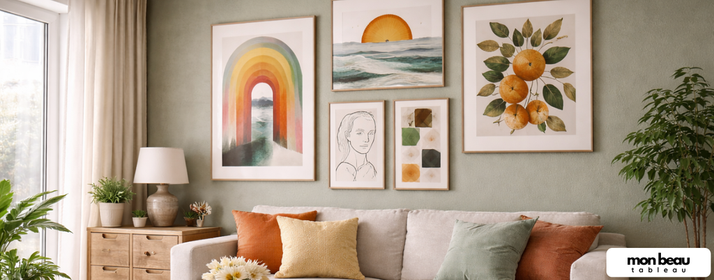 Comment décorer un logement en location avec des tableaux