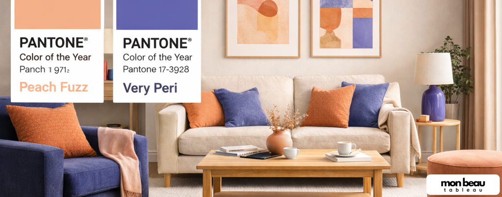 Les couleurs Pantone de l'année et comment les intégrer chez soi
