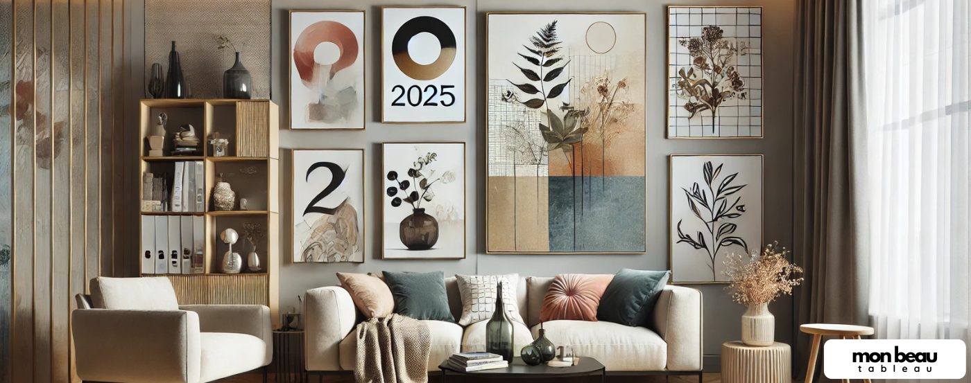 Quels sont les tableaux tendances en 2025 pour sublimer votre décoration ?