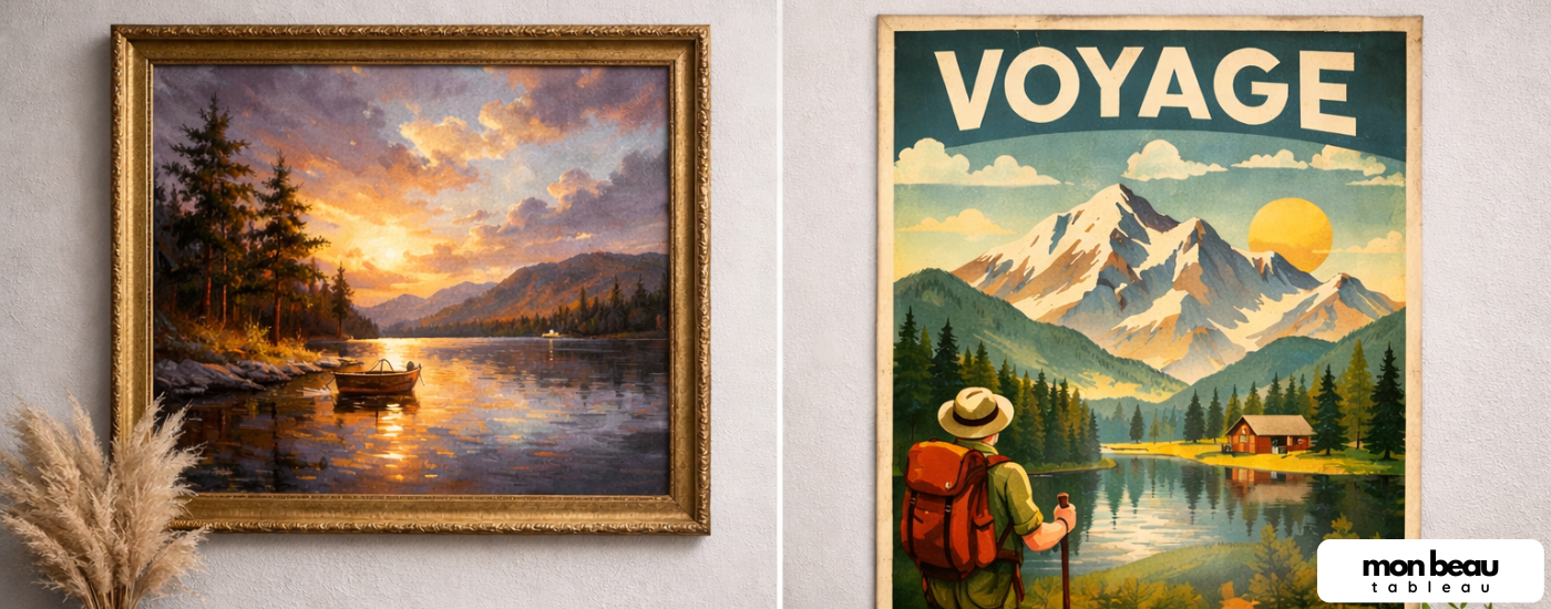 Tableau ou affiche : Lequel choisir pour décorer un mur ?
