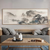 Peinture Japonaise sur toile Montagne