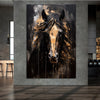 Tableau Abstrait Cheval