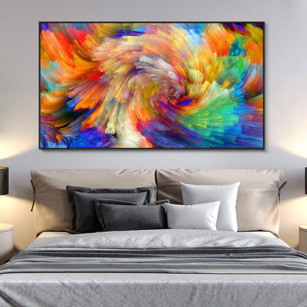 Multichlore Tableau Abstrait Multicolore – Mon beau tableau