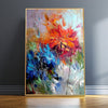 Tableau Abstrait Style Floral