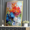 Tableau Abstrait Style Floral