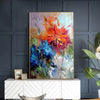 Tableau Abstrait Style Floral