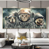 Tableau Animaux Astronautes