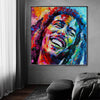 Tableau Bob Marley Coloré