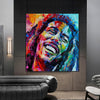 Tableau Bob Marley Coloré