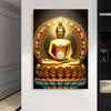 Tableau Bouddha en Or