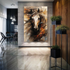 Tableau Cheval Abstrait