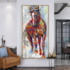 Tableau Cheval Multicolore