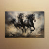 Tableau Cheval Noir