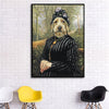 Tableau Chien Costume d'Époque