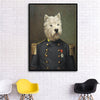 Tableau Chien en Costume