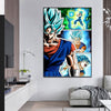 Tableau Dragon Ball Z Super Saiyan Blue