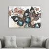 Tableau Floral Papillon