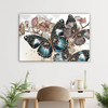 Tableau Floral Papillon