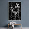 Tableau Girafe Noir et Blanc