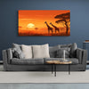 Tableau Girafe Savane