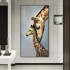 Tableau Girafon et sa Maman