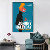 Tableau Johnny Hallyday Caricature