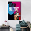 Tableau Johnny Hallyday Coloré