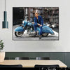 Tableau Johnny Hallyday Harley Davidson