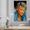 Tableau Johnny Hallyday Jeune