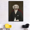 Tableau Labrador en Costume