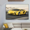 Tableau Lamborghini Jaune