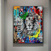 Tableau Lion Graffiti