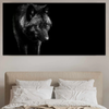 Tableau Loup Noir