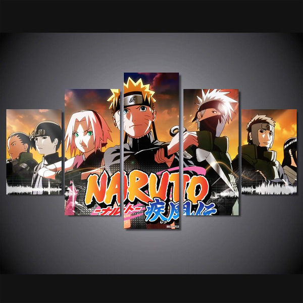 Tableau Naruto Personnages Deco Toile Cadre Mural Manga Naruto | Manga Tableau Naruto Personnages Deco Toile Cadre Mural Manga Naruto | Manga
