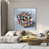 Tableau Moderne Rubik's Cube