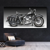 Tableau Moto Noir et Blanc