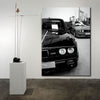 Tableau Noir et Blanc BMW