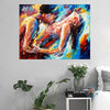 Tableau Peinture Abstraite Couple Sexy